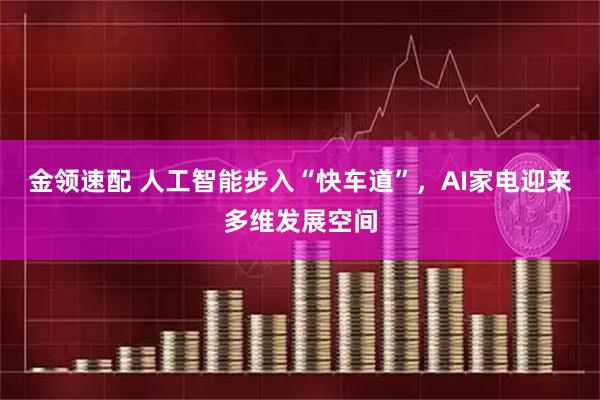 金领速配 人工智能步入“快车道”，AI家电迎来多维发展空间